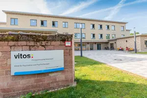 Eingangsbereich des Vitos Philippshospital Riedstadt