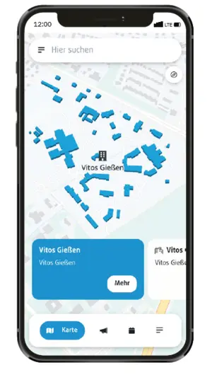 Vitos Navi App zur Navigation
