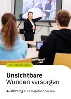 Flyer Pflegeausbildung bei Vitos in Marburg