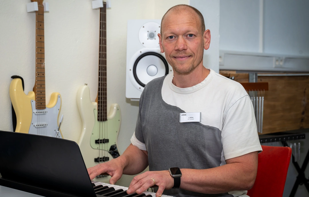 Mann am Keyboard Mann am Keyboard