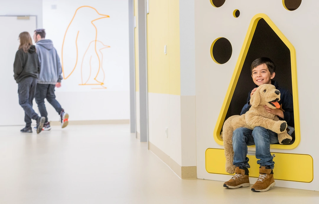 Kind in der Klinik