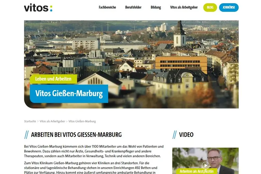 Karriere und Jobs bei Vitos Gießen-Marburg