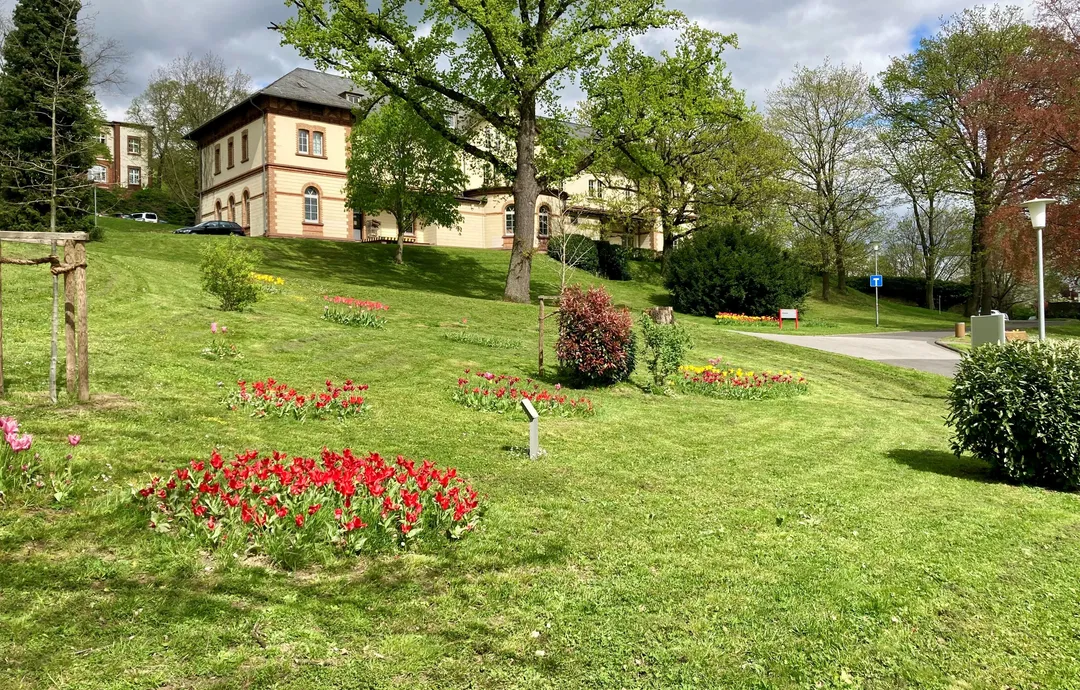 Das Klinik-Gelände in wunderschöner Natur