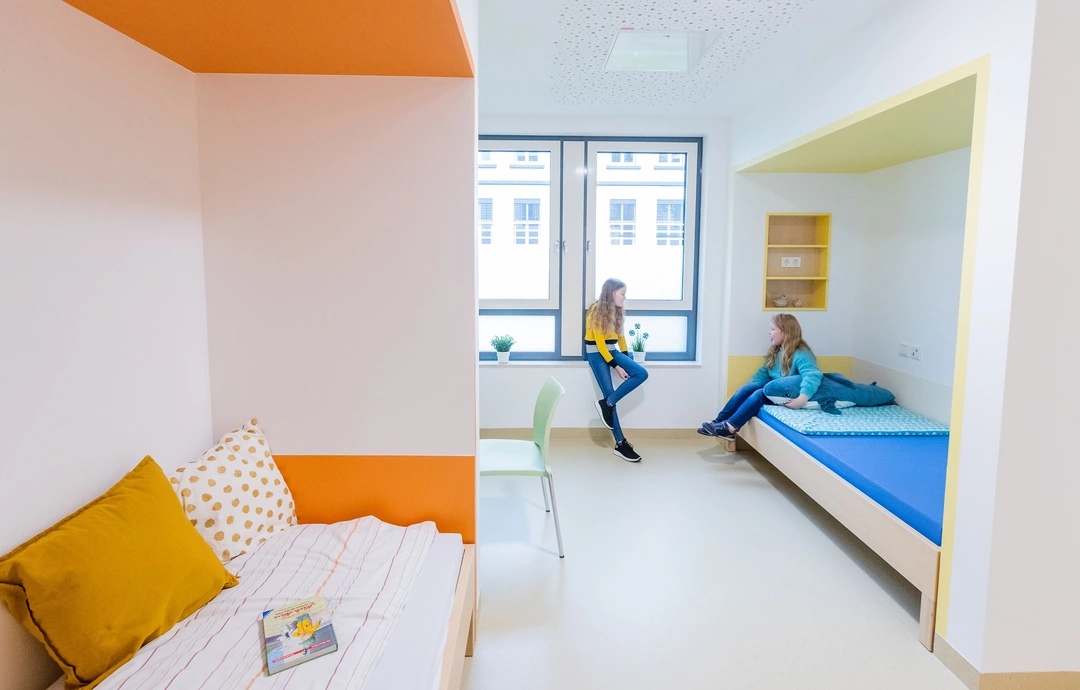 Patientenzimmer in der Klinik