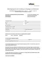 Vitos kinder- und jugendpsychiatrische Ambulanz Wiesbaden - Elternfragebogen Säuglinge und Kleinkinder